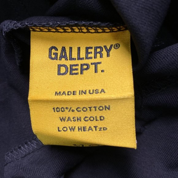 Gallery Black Short Sleeve Splash Print Letter T-Shirt - Picture 6 of 12